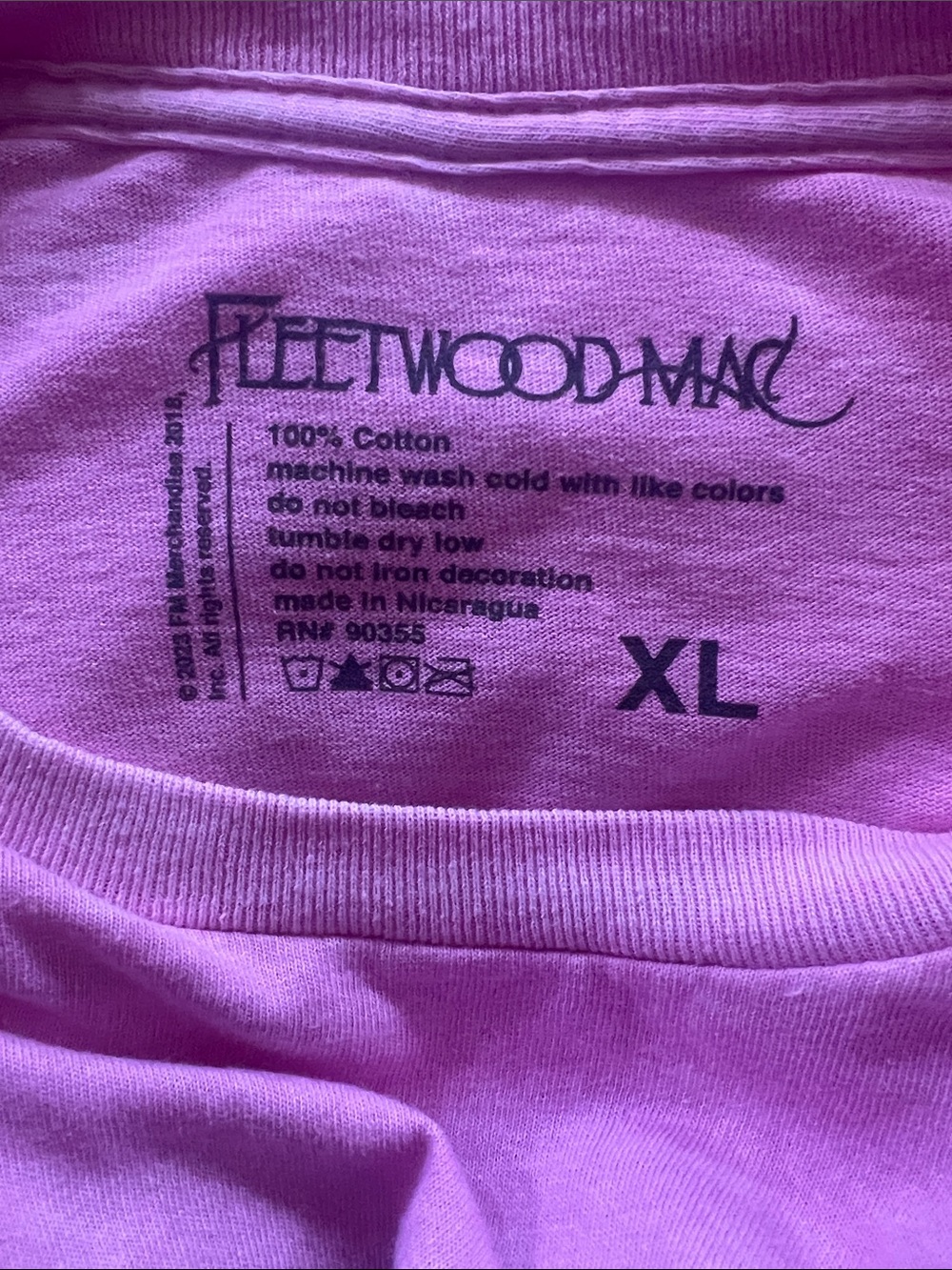 Fleetwood Mac Graphic Tee Mini Poncho Dress BOHO - Picture 6 of 6